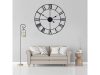 Római számjegyes vintage falióra retro loft stílusban, 50 cm
