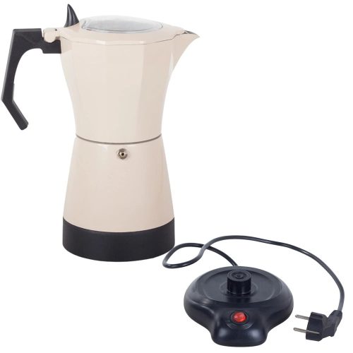 Verk elektromos moka kávéfőző – 6 csészés, 300ml, 480W, bézs 