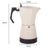 Verk elektromos moka kávéfőző – 6 csészés, 300ml, 480W, bézs 