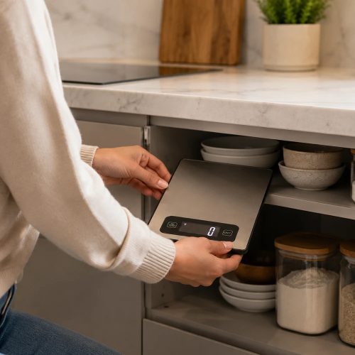 Elektronikus precíziós konyhai mérleg lcd érintő panel