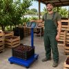 Professzionális digitális platformmérleg 100 kg – Összehajtható fém raktári mérleg