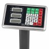 Elektronikus összecsukható platform, raktári mérleg, lcd kijelzővel, 100kg/20g