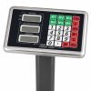 Ipari raktári mérleg 300 kg korláttal, Digitális LCD platformmérleg