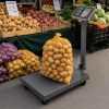 Elektronikus összecsukható platform mérleg 300kg teherbírás, lcd kijelzővel, ezüst