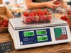 Digitális bolti mérleg 40 kg maximális teherbírással, LCD kijelzővel, árszorzó funkcióval