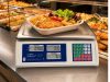 Digitális bolti mérleg 40 kg maximális teherbírással, LCD kijelzővel, árszorzó funkcióval