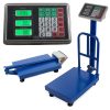  Elektronikus összecsukható raktár mérleg 100 kg-ig, lcd kijelzővel, védő támlával