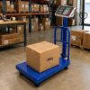 Akkumulátoros digitális raktári mérleg 100kg / 20g – Összecsukható ipari mérleg