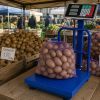 Akkumulátoros digitális raktári mérleg 300kg, Összecsukható ipari mérleg korláttal