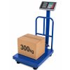 Akkumulátoros digitális raktári mérleg 300kg, Összecsukható ipari mérleg korláttal
