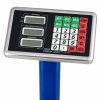 Akkumulátoros digitális raktári mérleg 300kg, Összecsukható ipari mérleg korláttal