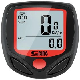   Vezetékes Kerékpár Kilométeróra - 14 Funkciós, Vízálló Bicikli Computer LCD Kijelzővel