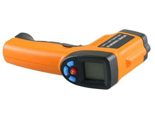 Érintésmentes lézeres pirométer hőmérő -50 és +550 °C, narancssárga