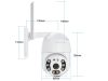 Kültéri térfigyelő kamera ip, wifi, full hd, zoom, 2 antennávaal, applikációval