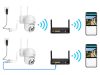 Kültéri térfigyelő kamera ip, wifi, full hd, zoom, 2 antennávaal, applikációval