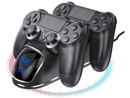 PS4 kontroller töltőállomás két DualShock vezérlőhöz