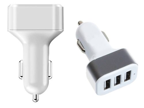 Autó autótöltő a szivargyújtó aljzathoz 3xusb