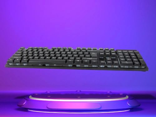 KR-6300 típusú gamer billentyűzet, RGB LED háttérvilágítással