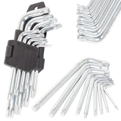 Imbus keys 1,5-10 9 darab torx kit