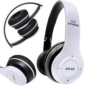 Vezeték nélküli fejhallgató p47 kéktooth mikrofon mp3