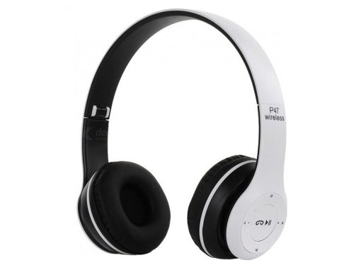 Vezeték nélküli fejhallgató p47 bluetooth mikrofon mp3