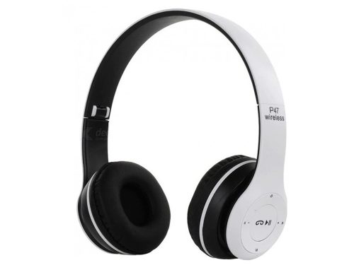 Vezeték nélküli fejhallgató p47 kéktooth mikrofon mp3