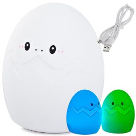 Gyermek éjszakai fény led tojás rgb touch usb