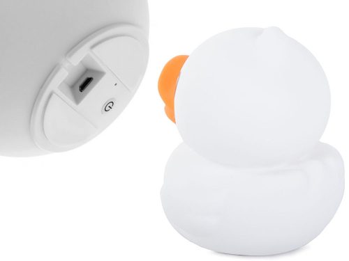 Vezetett kacsa éjszakai fény rgb távirányító usb