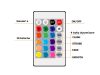 Led szalag 3528 rgb 4.5m vízálló távirányító szett