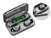 Bluetooth f9 tws vezeték nélküli fülhallgató töltő tokkal