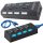 USB 3.0 Hub 4 Portos Laptop USB Elosztó kapcsolókkal
