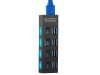 USB 3.0 Hub 4 Portos Laptop USB Elosztó kapcsolókkal