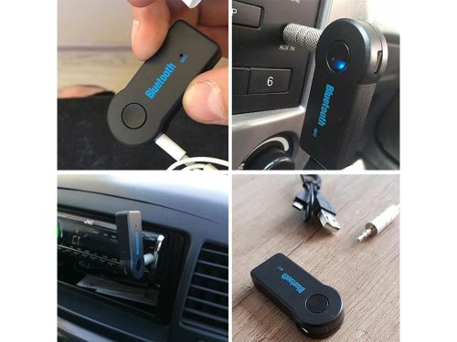 Vezeték nélküli Bluetooth AUX Audio Vevő és Autós Kihangosító, 3.5 mm Jack