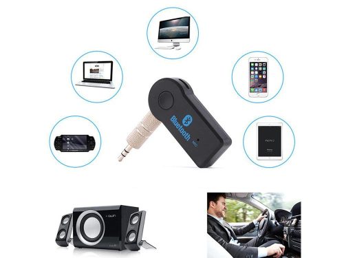 Vezeték nélküli Bluetooth AUX Audio Vevő és Autós Kihangosító, 3.5 mm Jack