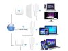 Vezeték Nélküli WiFi Repeater és Jelismétlő – 300Mbps, WPS, Fehér