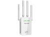 Vezeték Nélküli WiFi Repeater és Jelismétlő – 300Mbps, WPS, Fehér