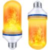 Dekoratív Élő láng utánzatú led izzó e27 9w