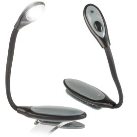 Led clip-on olvasó fény rugalmas forgatható, csiptetővel