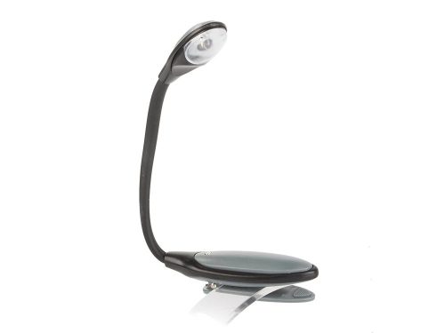 Led clip-on olvasó fény rugalmas forgatható, csiptetővel