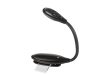 Led clip-on olvasó fény rugalmas forgatható, csiptetővel