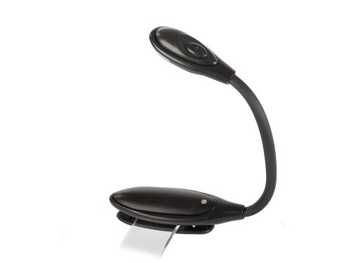 Led clip-on olvasó fény rugalmas forgatható, csiptetővel