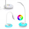 LED Asztali Lámpa RGB Talppal - Állítható Fényerővel 256 színkerék