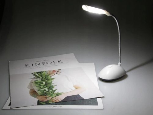 Flexibilis Iskolai, íróasztali lámpa 4 leddel, fehér