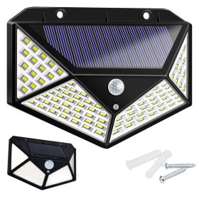   Napelemes lámpa 100 led szürkületi és mozgásérzékelővel
