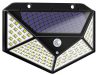 Napelemes lámpa 100 led szürkületi és mozgásérzékelővel