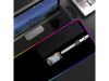 Gamer egérpad LED rgb háttérvilágítással 80x 30cm