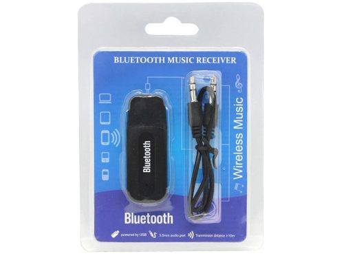 Vezeték nélküli Bluetooth audio adapter AUX csatlakozóval