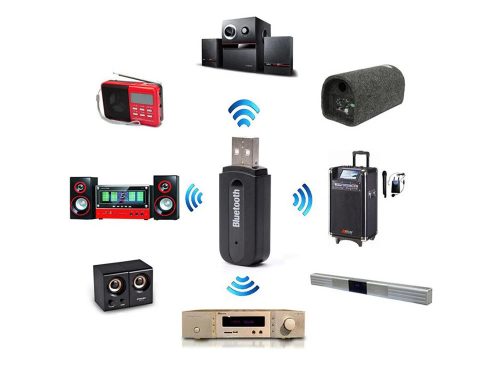 Vezeték nélküli Bluetooth audio adapter AUX csatlakozóval
