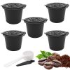 Újratölthető Nespresso kávékapszula, 5 darabos készlet
