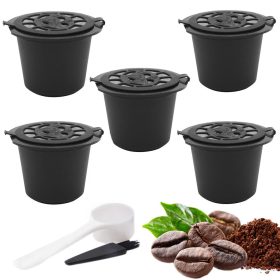 Újratölthető Nespresso kávékapszula, 5 darabos készlet